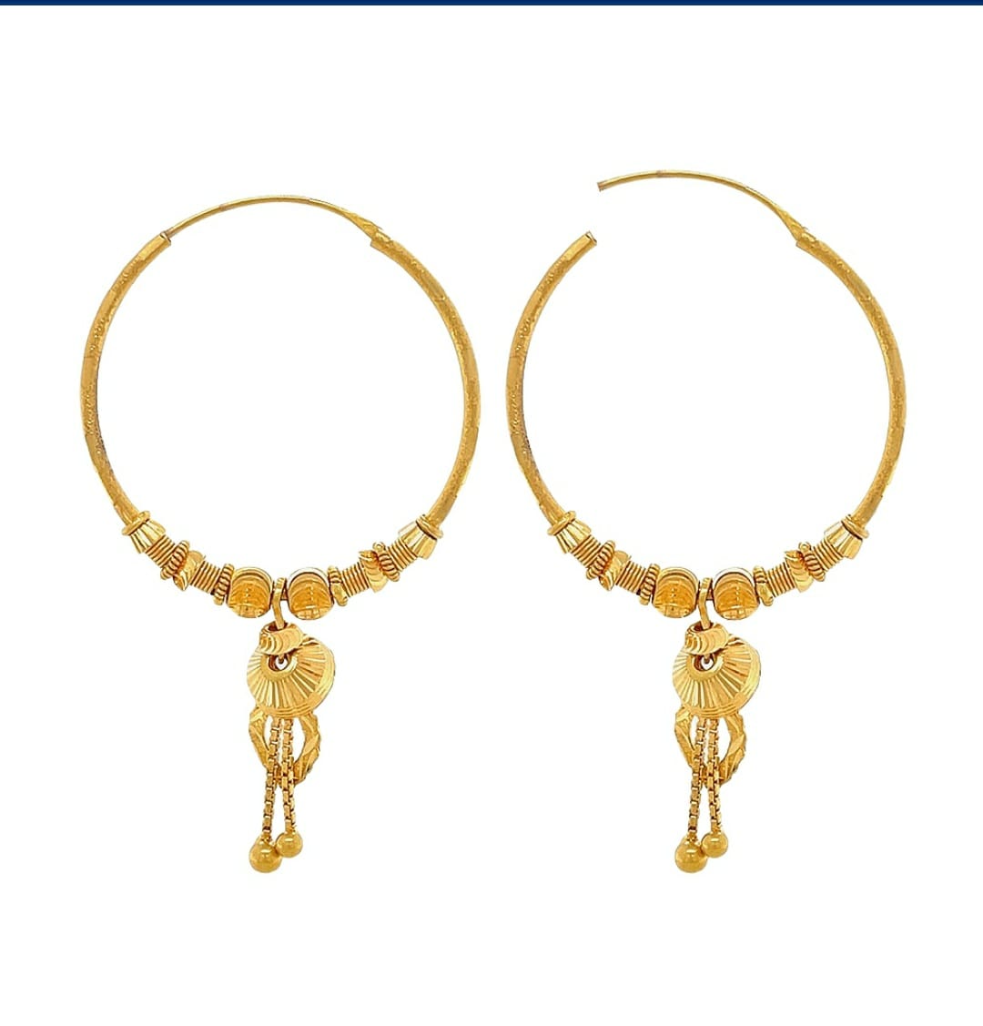 Chand Bali Gold Earring Designs at Candere by Kalyan Jewellers