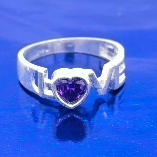 Silver ladies ring