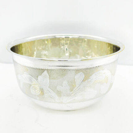 silver bowl