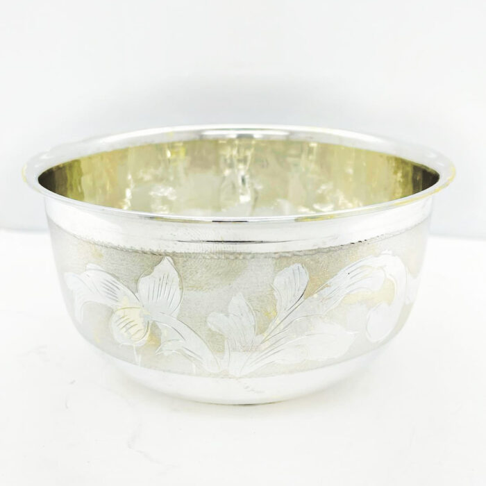 silver bowl